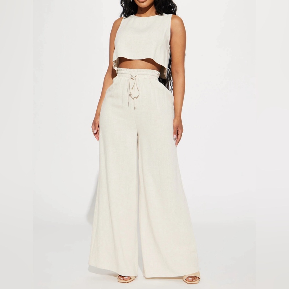 Linen pant set